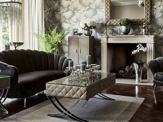 Ebury , K&B London LTD K&B London LTD Living room Leather Grey