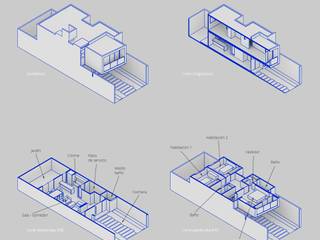 Vivienda Unifamiliar, distrucción distrucción モダンな 家