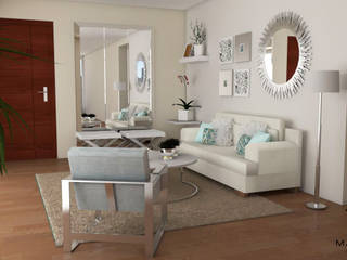 Diseño interior Sala , Mauriola Arquitectos Mauriola Arquitectos Living room