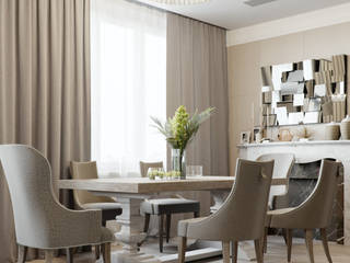 Квартира на Офицерском, Lumier3Design Lumier3Design Eclectic style dining room