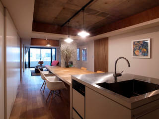 f house, Takeru Shoji Architects.Co.,Ltd Takeru Shoji Architects.Co.,Ltd Dining room