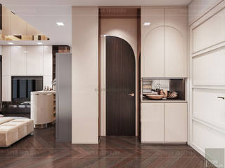 THIẾT KẾ NỘI THẤT MONOCHROME CĂN HỘ LANDMARK 81 - Tiêu chí "Less is more" trong thiết kế nội thất, ICON INTERIOR ICON INTERIOR Modern style doors