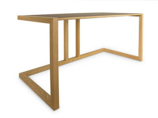 purisTISCH, Uwe Dietrich grad-linig Uwe Dietrich grad-linig Minimalist study/office Wood Wood effect