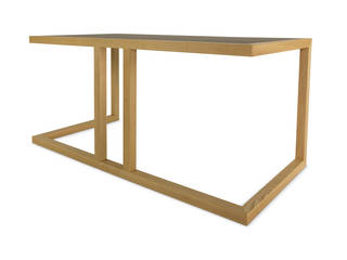 purisTISCH, Uwe Dietrich grad-linig Uwe Dietrich grad-linig Minimalist study/office Wood Wood effect