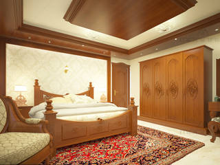 Classic Bedroom Interior , Monnaie Architects & Interiors Monnaie Architects & Interiors Klassische Schlafzimmer