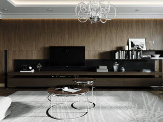 Квартира на Ярославском шоссе, Lumier3Design Lumier3Design Modern living room