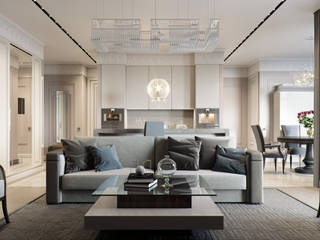 Квартира в ЖК Привилегия, Lumier3Design Lumier3Design Modern Living Room