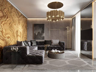 Квартира в ЖК Крестовский-12, Lumier3Design Lumier3Design Living room