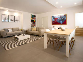 Appartamento AM!, Blocco8 Architettura Blocco8 Architettura Scandinavian style living room White