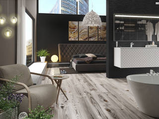 Luxury Hotel apartment , Linken Designs Linken Designs غرفة نوم خشب Wood effect