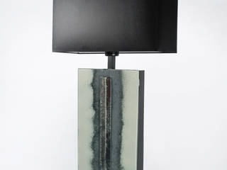 Lampy stołowe w aktualnych trendach, Edyta Baranska Design Edyta Baranska Design 现代客厅設計點子、靈感 & 圖片 玻璃