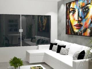 Projeto de Interiores Moderno , G.F Studio Design G.F Studio Design Modern living room