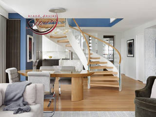 Curved sleek staircase , Grand Design Stairs Grand Design Stairs Stairs