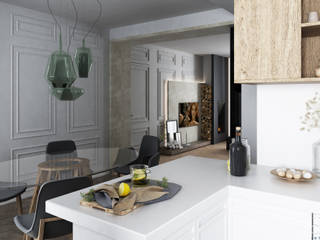 Antonella Apartment, FRANCESCO CARDANO Interior designer FRANCESCO CARDANO Interior designer Kitchen