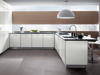 Sample Project , Subramanian- Homify Subramanian- Homify Kitchen units کوارٹج White