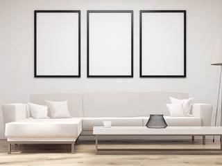 Sample Project , Subramanian- Homify Subramanian- Homify Living room سلیٹ White