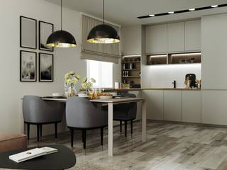 Studio dla kawalera, Design studio TZinterior group Design studio TZinterior group Modern kitchen