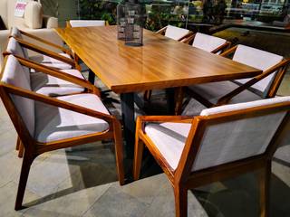 mesa de comedor en madera de parota, Tutto Design Muebles Tutto Design Muebles 房子 木頭 Wood effect