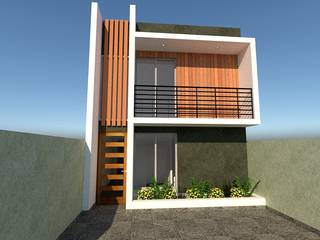 ​Proyecto de arquitectura de vivienda unifamiliar CASA PORTALES, ALICANTO - ARQUITECTURA, INGENIERÍA Y CONSTRUCCIÓN ALICANTO - ARQUITECTURA, INGENIERÍA Y CONSTRUCCIÓN บ้านและที่อยู่อาศัย