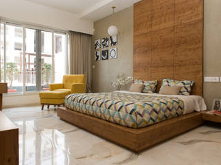 Bedroom of completed project 1, Atom Interiors Atom Interiors Kamar Tidur Modern