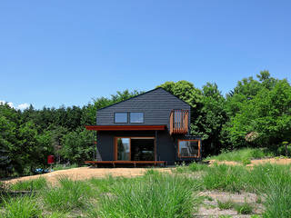 TabHouse, 稲山貴則 建築設計事務所 稲山貴則 建築設計事務所 Casas de estilo industrial Metal