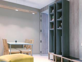 Apartment Inteior, Cube Architects and Interiors Cube Architects and Interiors Salones modernos