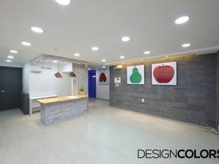 용산구 원효로4가 강변삼성스위트 아파트인테리어 , DESIGNCOLORS DESIGNCOLORS Salon moderne