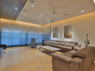 'out of the 'blue' '...an expression in modern interiors, SPACCE INTERIORS SPACCE INTERIORS Modern living room