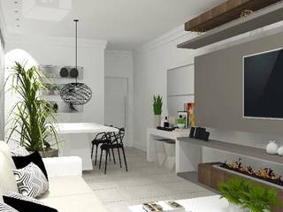 Projeto de Interiores Moderno , G.F Studio Design G.F Studio Design Modern Yemek Odası