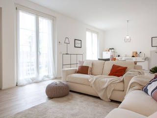Home staging – Varese - trilocale in vendita nel complesso I Giardini di Casbeno , Boite Maison Boite Maison Modern living room