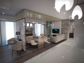 Interior Design for Phakalane Estate House, Kori Interiors Kori Interiors Minimalist living room