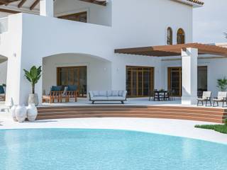 Villa con piscina, Capitana (CA), Santoro Design Render Santoro Design Render Estancias