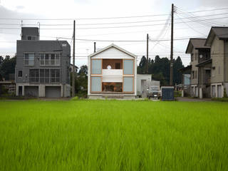 m house, Takeru Shoji Architects.Co.,Ltd Takeru Shoji Architects.Co.,Ltd Ausgefallene Häuser