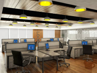 Administration Office, Zoning Architects Zoning Architects Ruang Studi/Kantor Modern