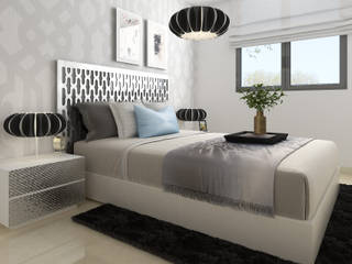 Diseño y decoración de Dormidorios, Taller de Interiores Mediterraneos Taller de Interiores Mediterraneos Bedroom