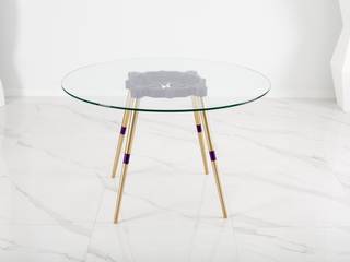 ALHAMBRA TABLE, MAY ARRATIA estudio MAY ARRATIA estudio Modern dining room Aluminium/Zinc