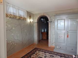 Decorazione classica, Meraki di Irene Mancini Decorazione d'Interni Meraki di Irene Mancini Decorazione d'Interni 經典風格的走廊，走廊和樓梯