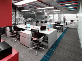 Oficinas Innovare, SXL ARQUITECTOS SXL ARQUITECTOS Escritórios modernos Vidro