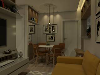 Apartamento Spazio Recriart , Studio BRTA Studio BRTA 모던스타일 거실