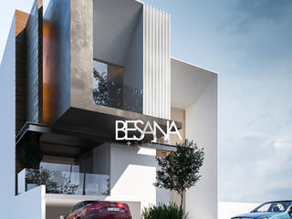 Casa Zona P, Besana Studio Besana Studio 미니멀리스트 주택