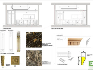 Progetto esecutivo di cucina classica - Teheran (IRAN), Architetto Libero Professionista Architetto Libero Professionista Kitchen