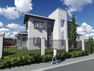 Residência , Cláudia Legonde Cláudia Legonde Single family home Concrete White