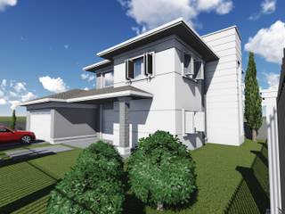 Residência , Cláudia Legonde Cláudia Legonde Single family home Concrete White