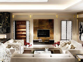 Progettazione pezzi di arredo classici, Architetto Libero Professionista Architetto Libero Professionista Living room