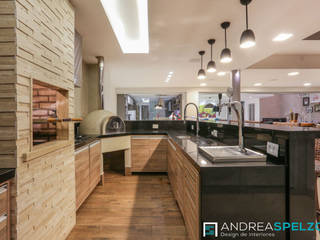 Veja esse espaço gourmet completo para receber os amigos!, Andréa Spelzon Interiores Andréa Spelzon Interiores Terrace