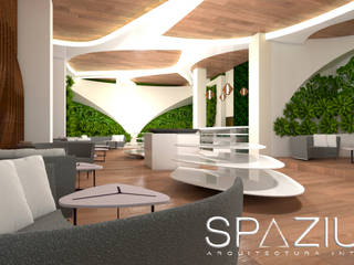 PROPUESTA SHOWROOM NATURA, SPAZIUM ARQUITECTURA INTERIOR SPAZIUM ARQUITECTURA INTERIOR พื้นที่เชิงพาณิชย์