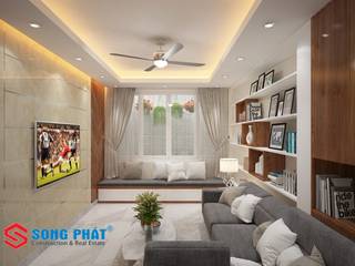 Lựa chọn đồ nội thất phù hợp cho phòng khách hiện đại, Công ty TNHH TK XD Song Phát Công ty TNHH TK XD Song Phát Salones de estilo asiático Plástico