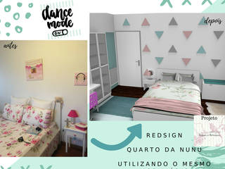 Quarto de menina: Dance - mode ON, toques e retoques toques e retoques