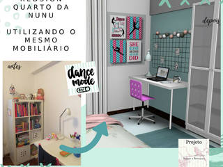 Quarto de menina: Dance - mode ON, toques e retoques toques e retoques