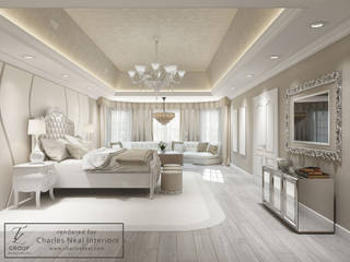 Dom w USA, Design studio TZinterior group Design studio TZinterior group غرفة نوم